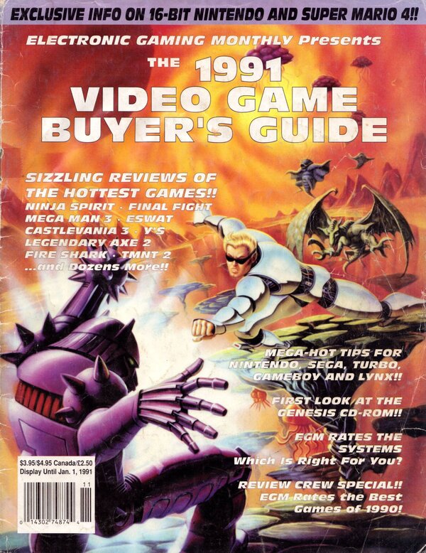 Electronic Gaming Monthly Issue 15 (October 1990) cover